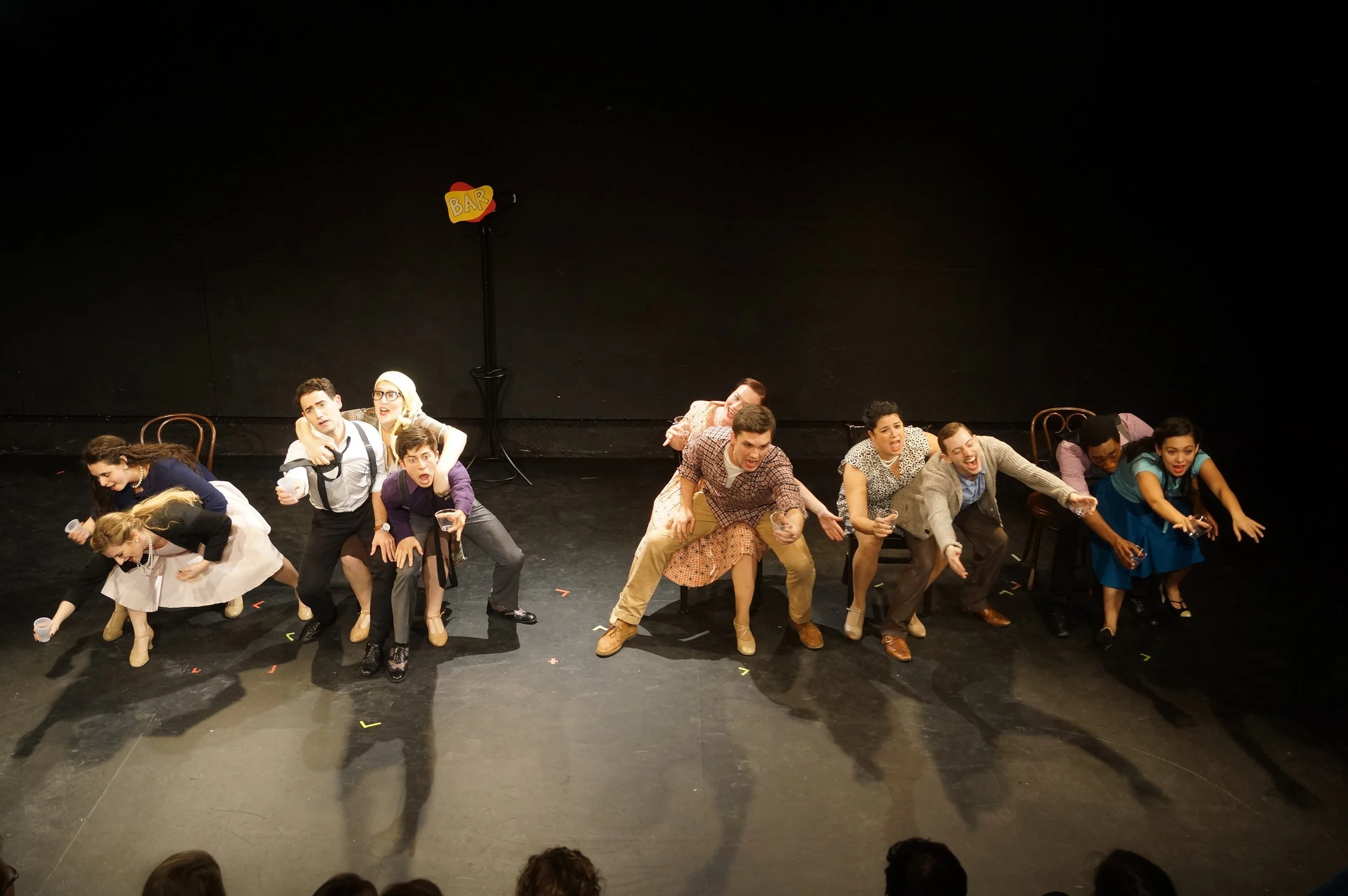 As The Director/Ensemble in the MuSE Festival's premiere production of Men With Money. Photo by Yui Kitamura.