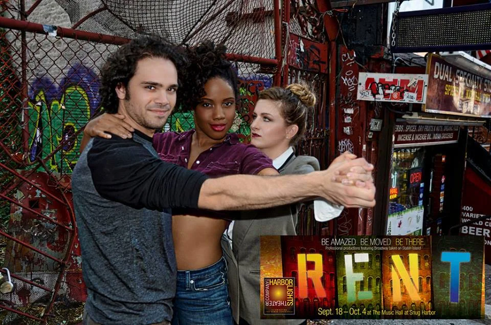 As Joanne Jefferson in Harbor Lights Theatre Company's RENT. Photo by Bob Johnson.