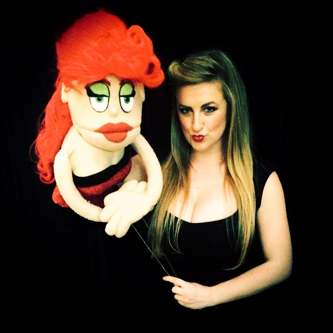 As Lucy T. Slut in 4th Wall Theatre's Avenue Q. Photo by Johnny Vento.