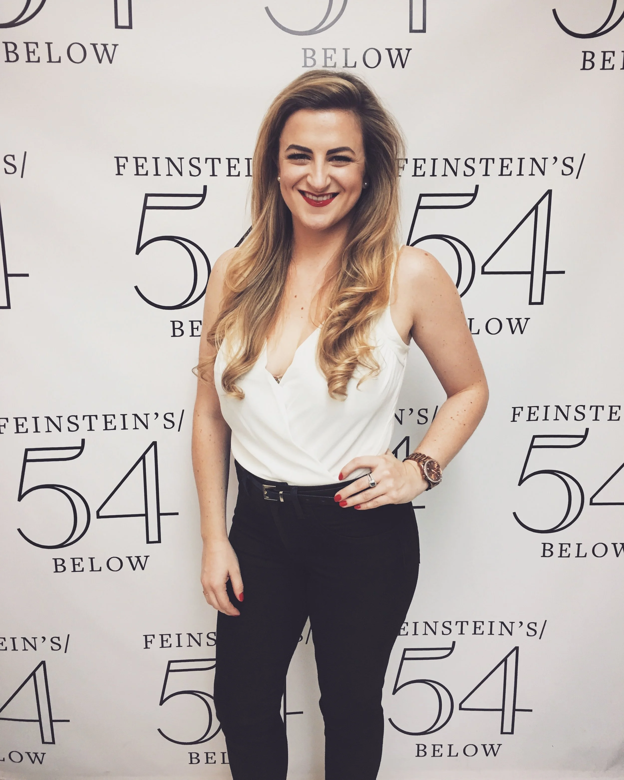 Performing in Theater in the Now's 5th Birthday Bash concert at 54 Below.