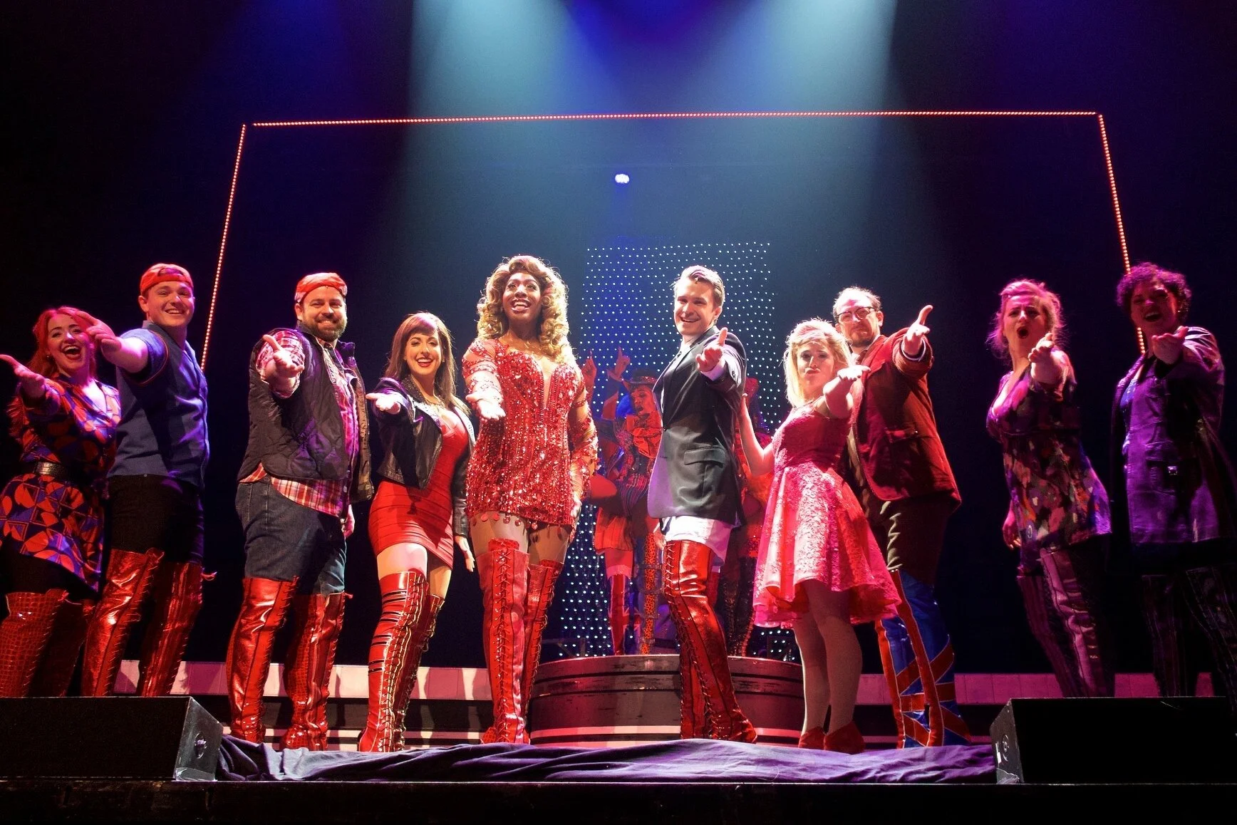 As the female swing in the national/international tour of Kinky Boots. Photo by Kevin Casey.