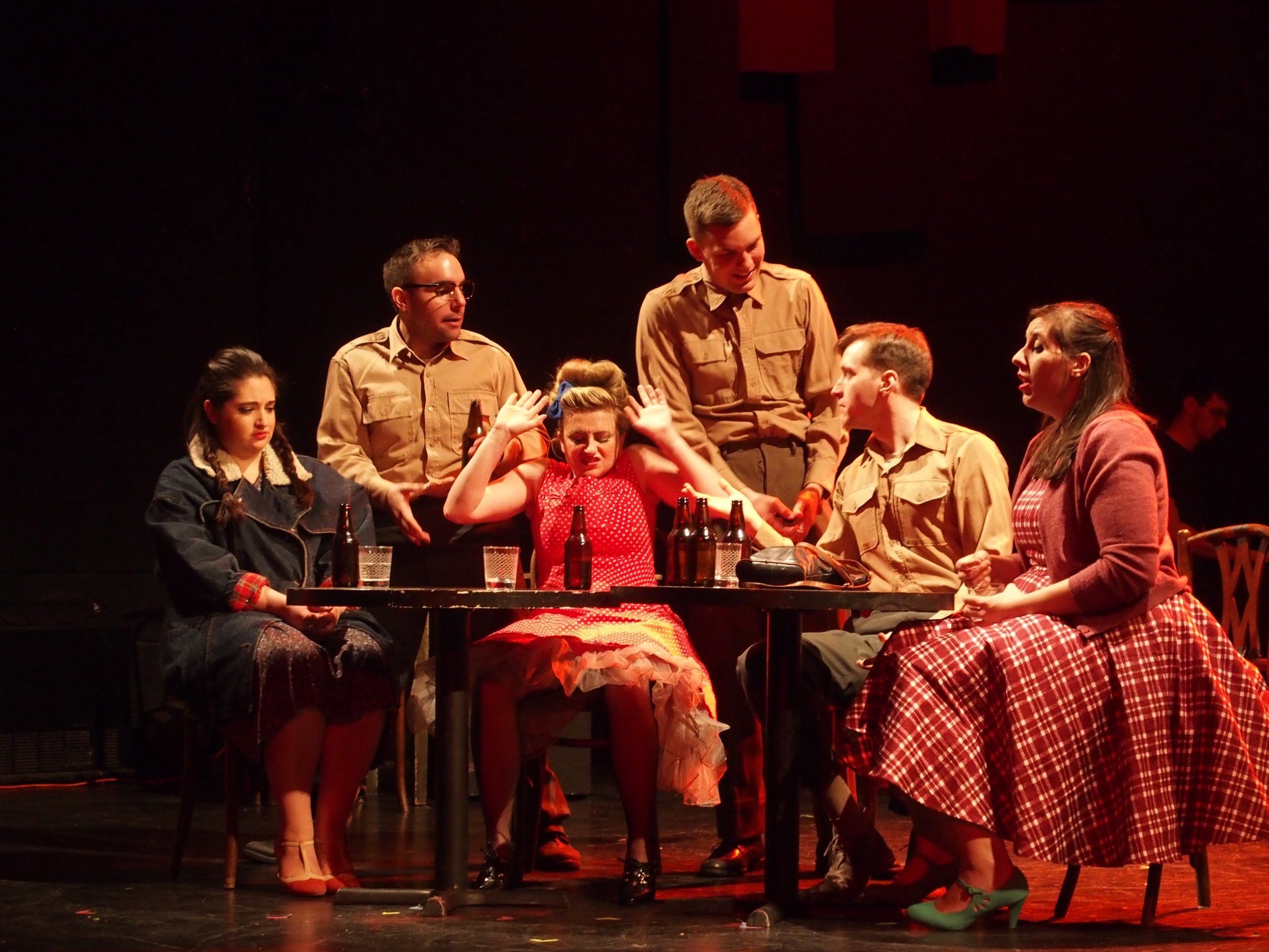 As Marcy in 5th Floor Theatre's Dogfight. Photo by Robin Sokoloff.