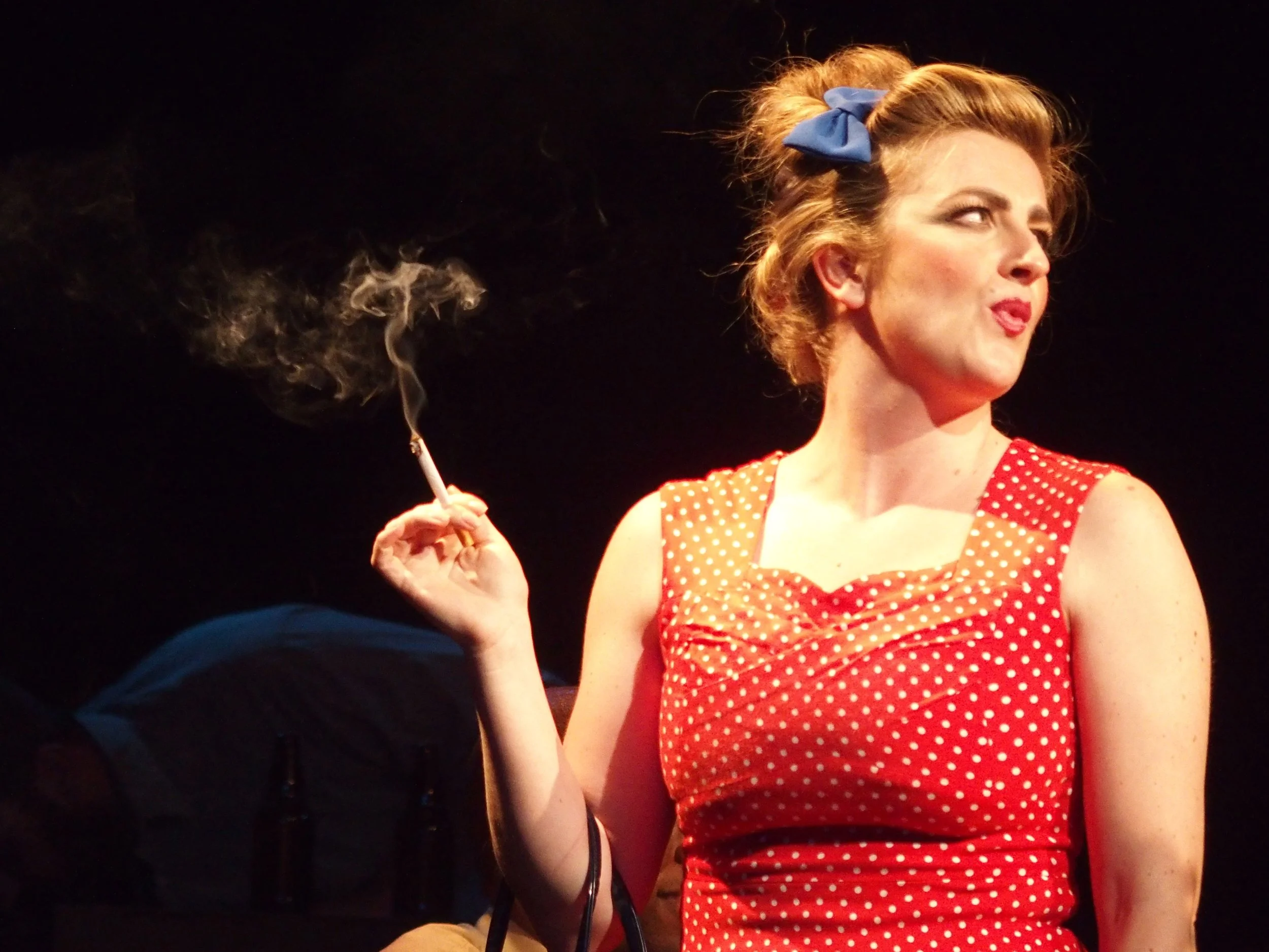 As Marcy in 5th Floor Theatre's Dogfight. Photo by Robin Sokoloff.
