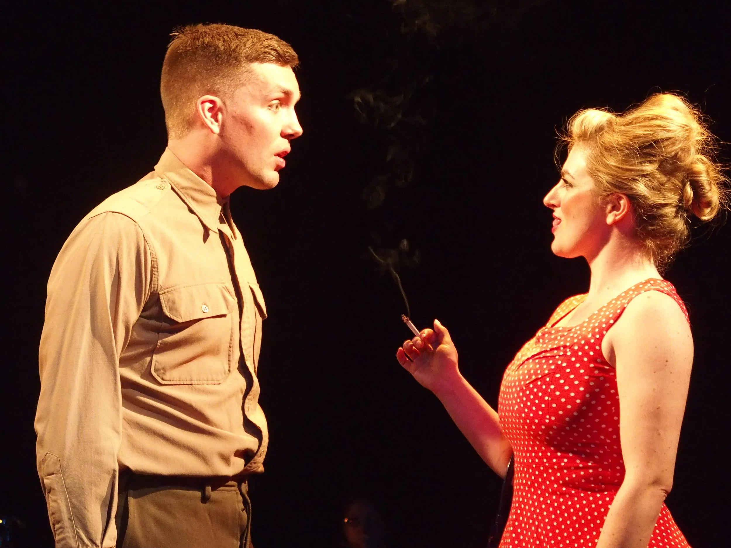 As Marcy in 5th Floor Theatre's Dogfight. Photo by Robin Sokoloff.