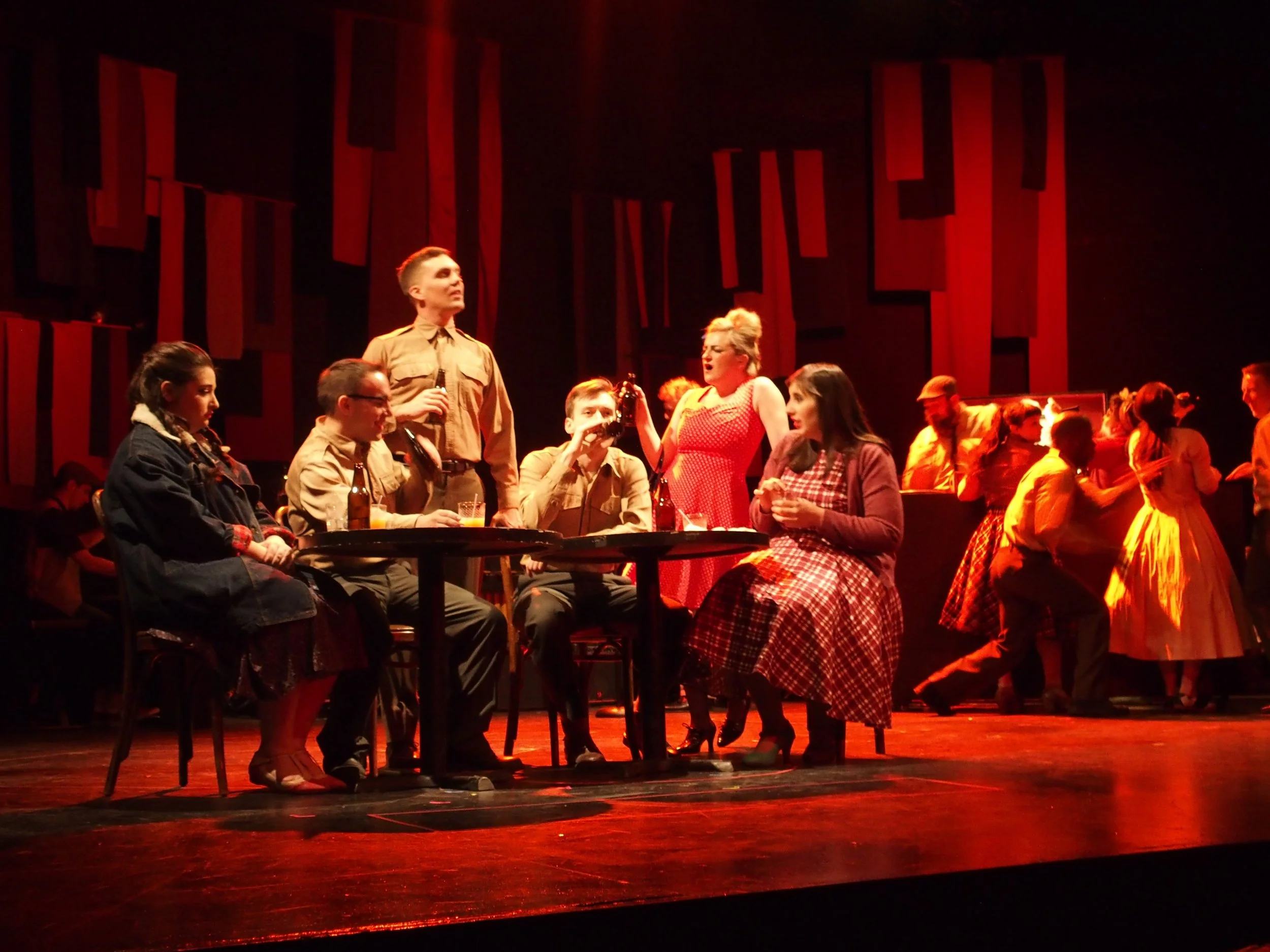 As Marcy in 5th Floor Theatre's Dogfight. Photo by Robin Sokoloff.