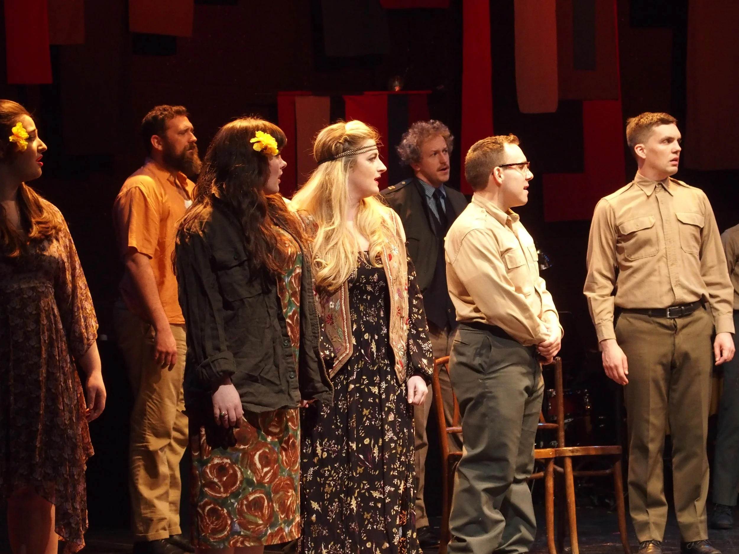 As Marcy in 5th Floor Theatre's Dogfight. Photo by Robin Sokoloff.