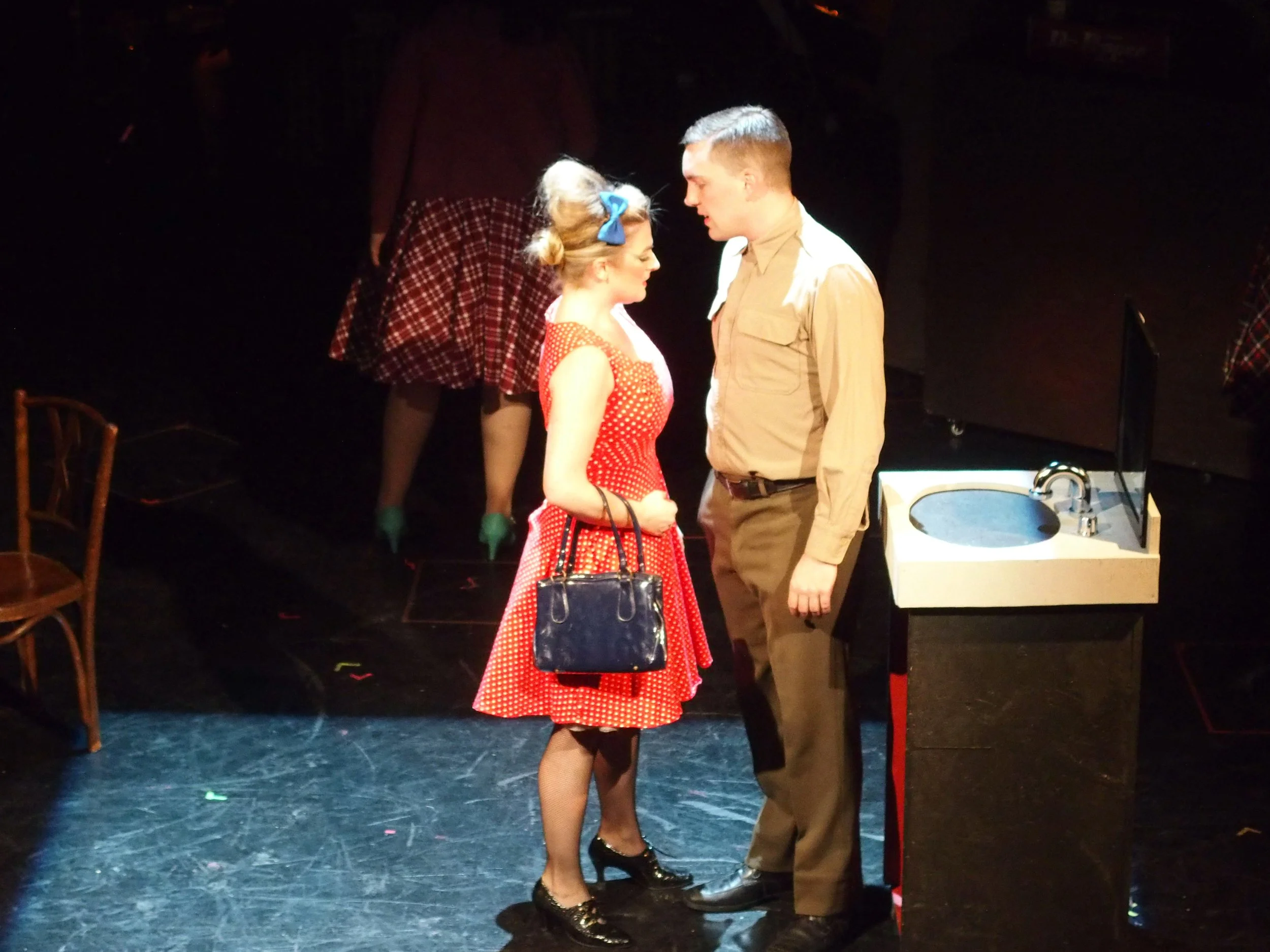 As Marcy in 5th Floor Theatre's Dogfight. Photo by Robin Sokoloff.