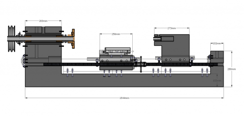 [It took me about 3 minutes to cut and dimension this section within Sketchup.]