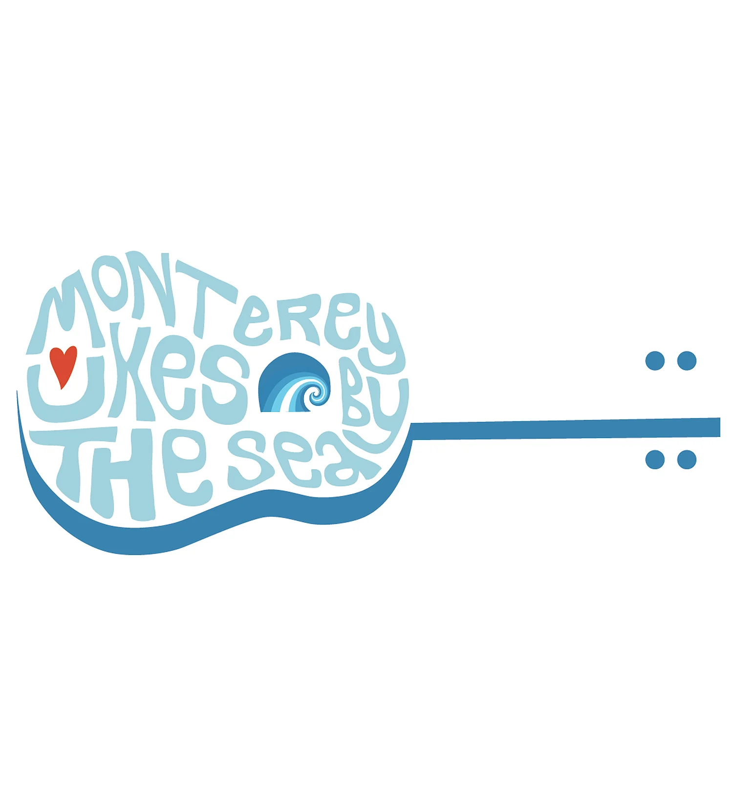 UKES BY THE SEA LOGO CONCEPT | Monterey Ukulele Club