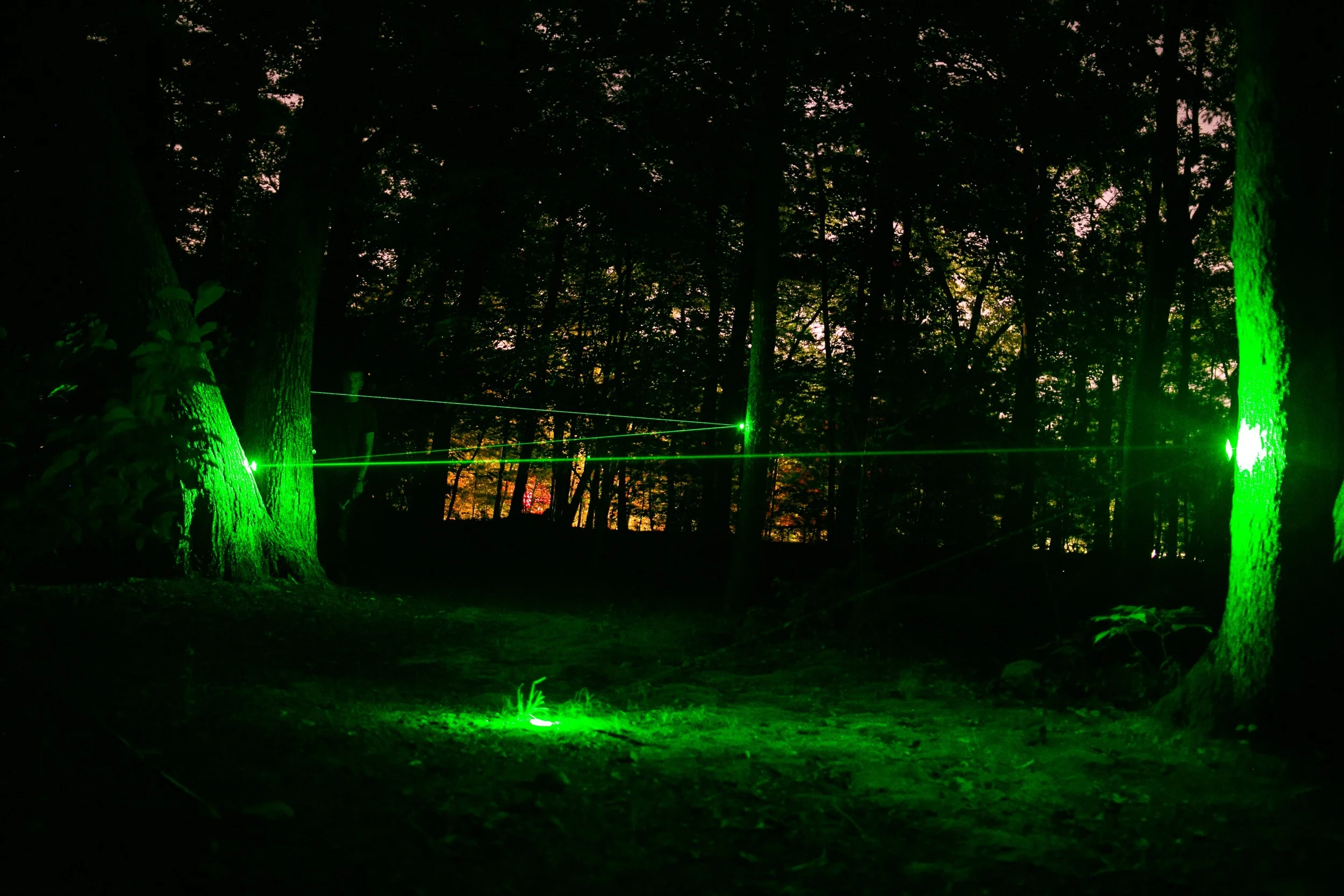 Lighting with Lasers