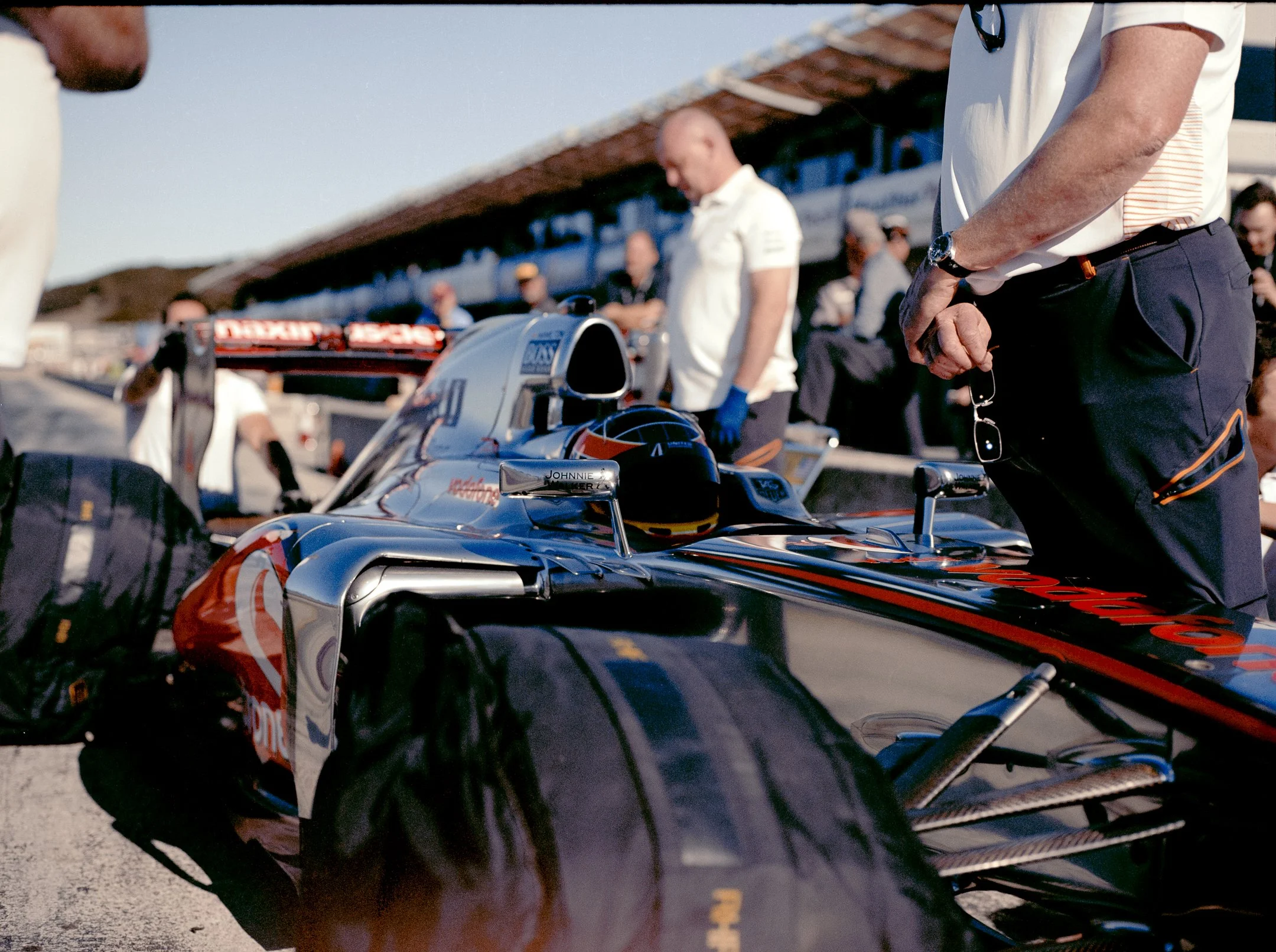Zak Brown in McLaren MP4-27