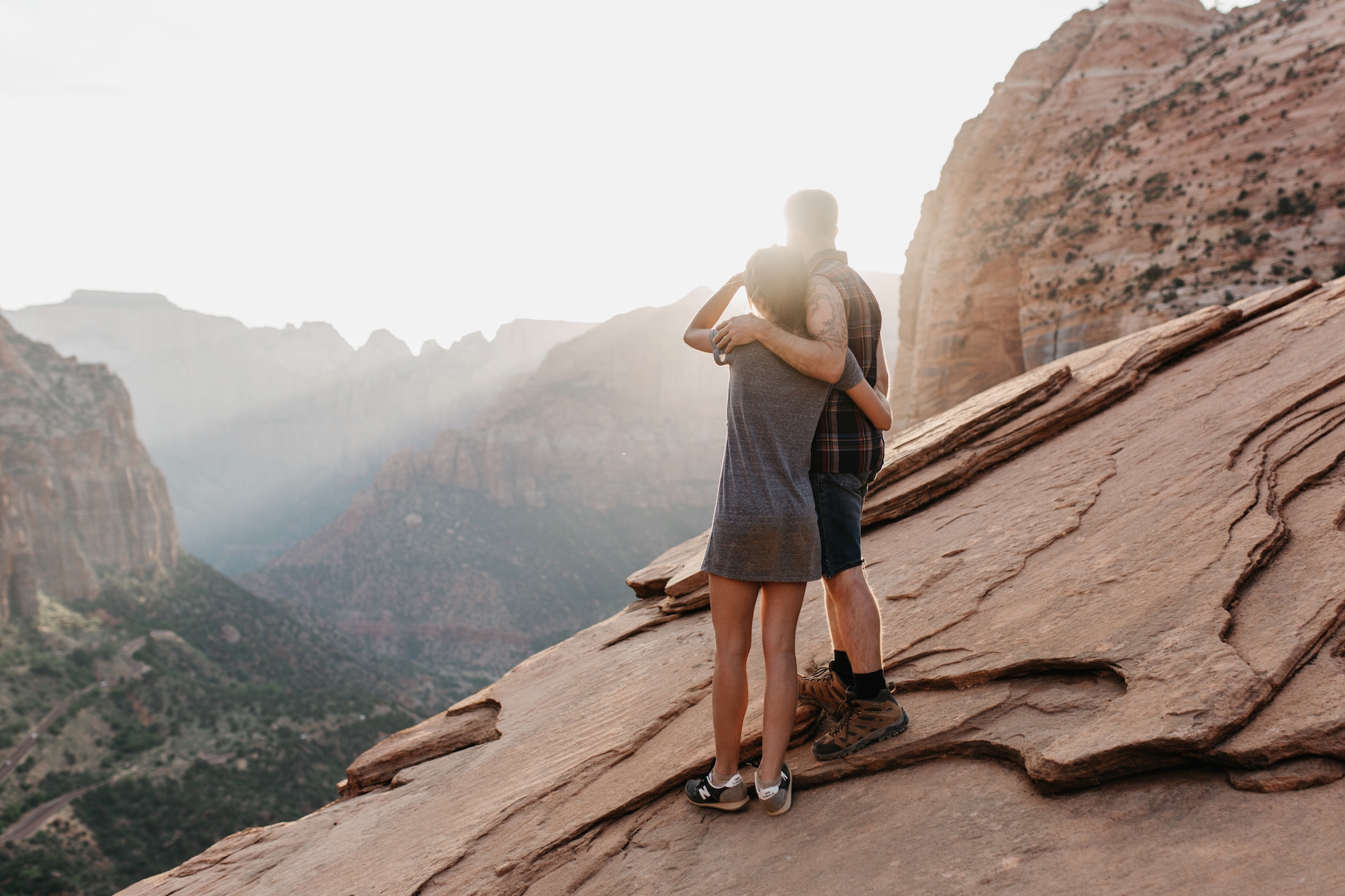 ZION NATIONAL PARK / HONEYMOON SESSION — Luke and Mallory Portland