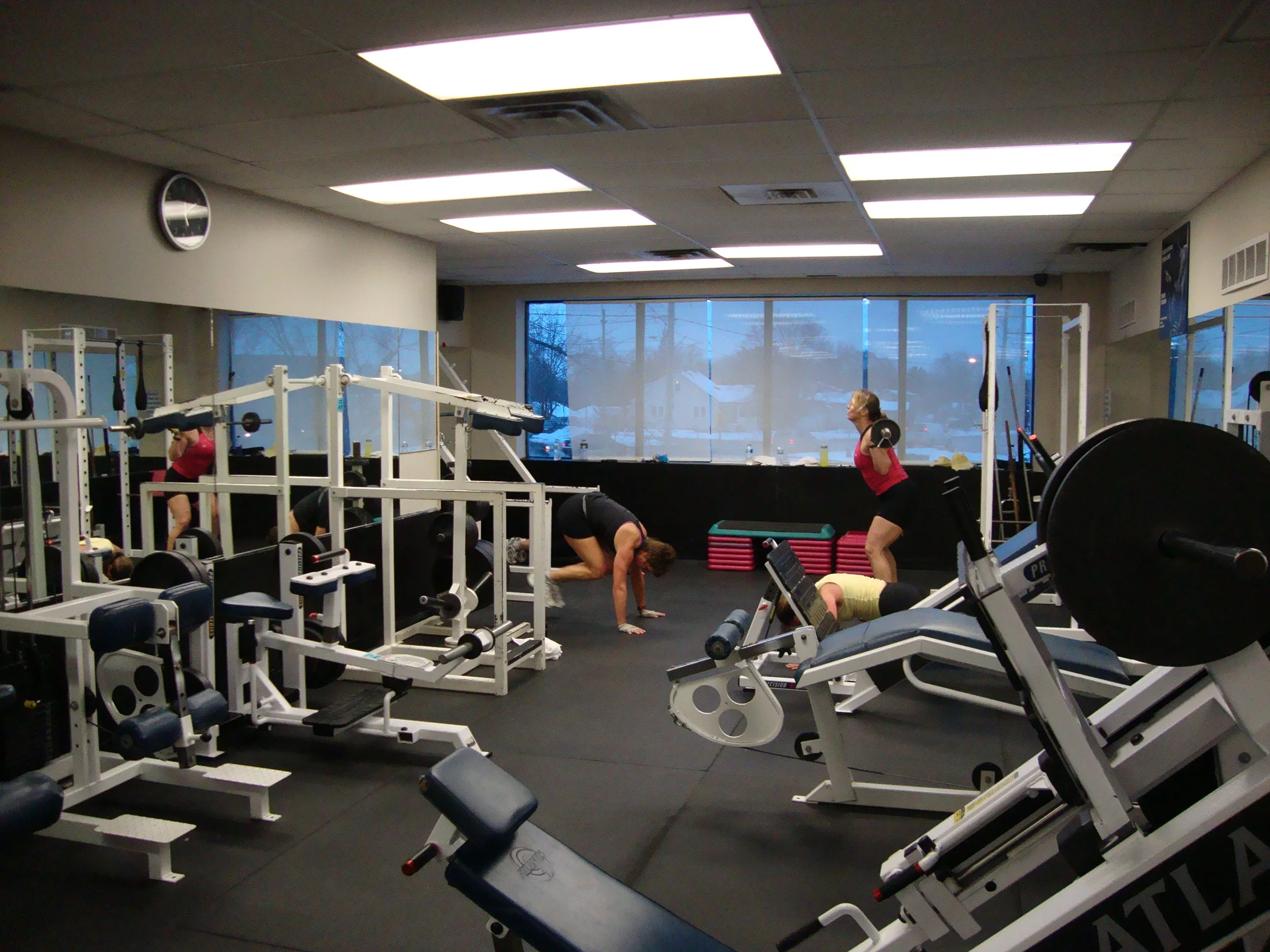 Challenging workouts with the support of a small group format = Kick Butt! 