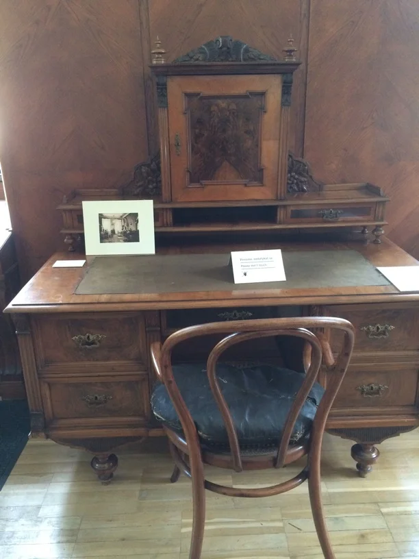 Dvorak's writing desk