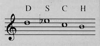 Shostakovich's autobiographic musical cryptogram: four notes to represent "Dmitri Shostakovich"