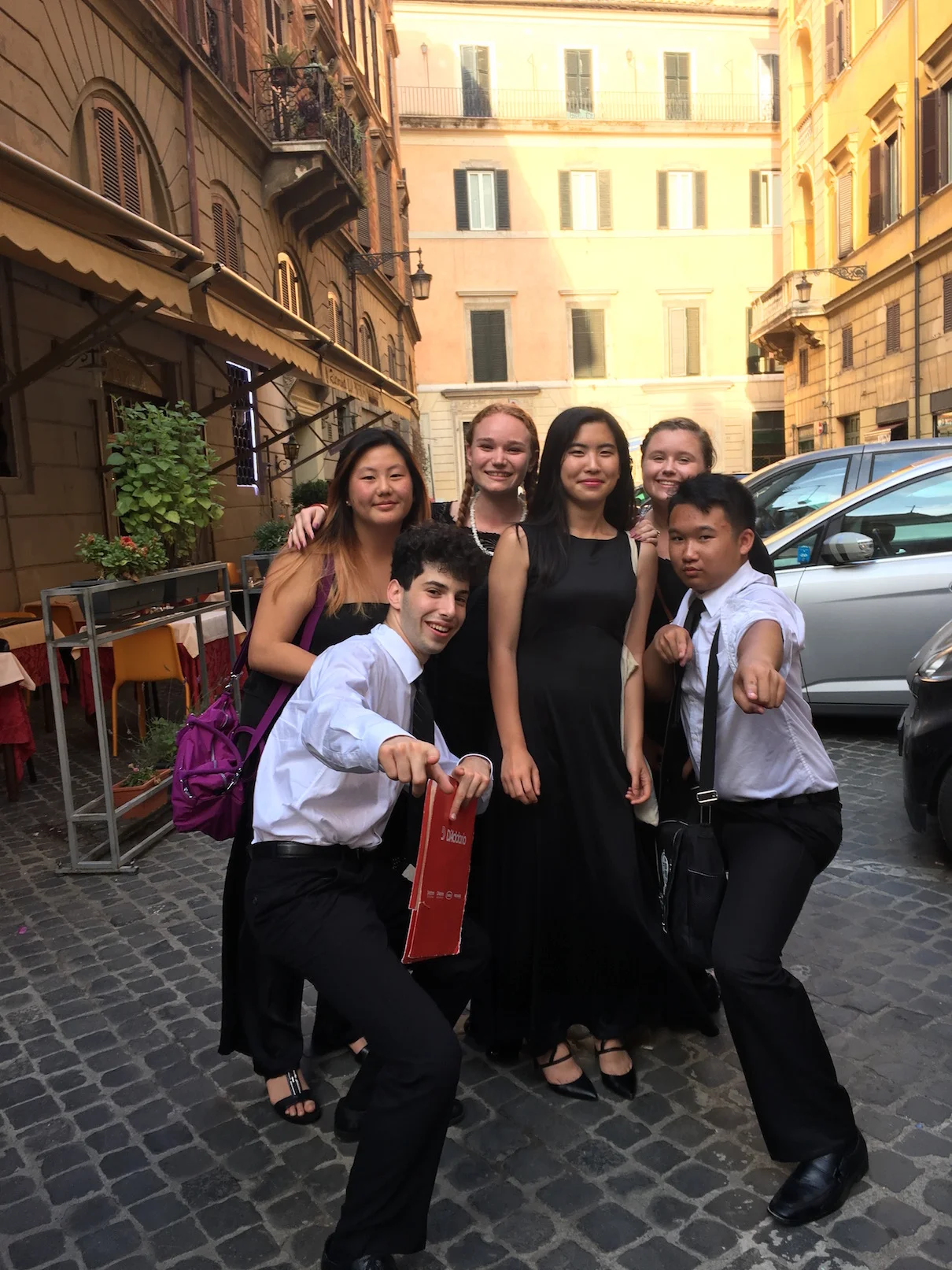 As the tour continued, the students bonded together closely. One of moments I won't forget was a day we all went to the beach and the entire orchestra was together frolicking in the small waves of the Mediterranean. I wish I had had a waterproof camera to record that!