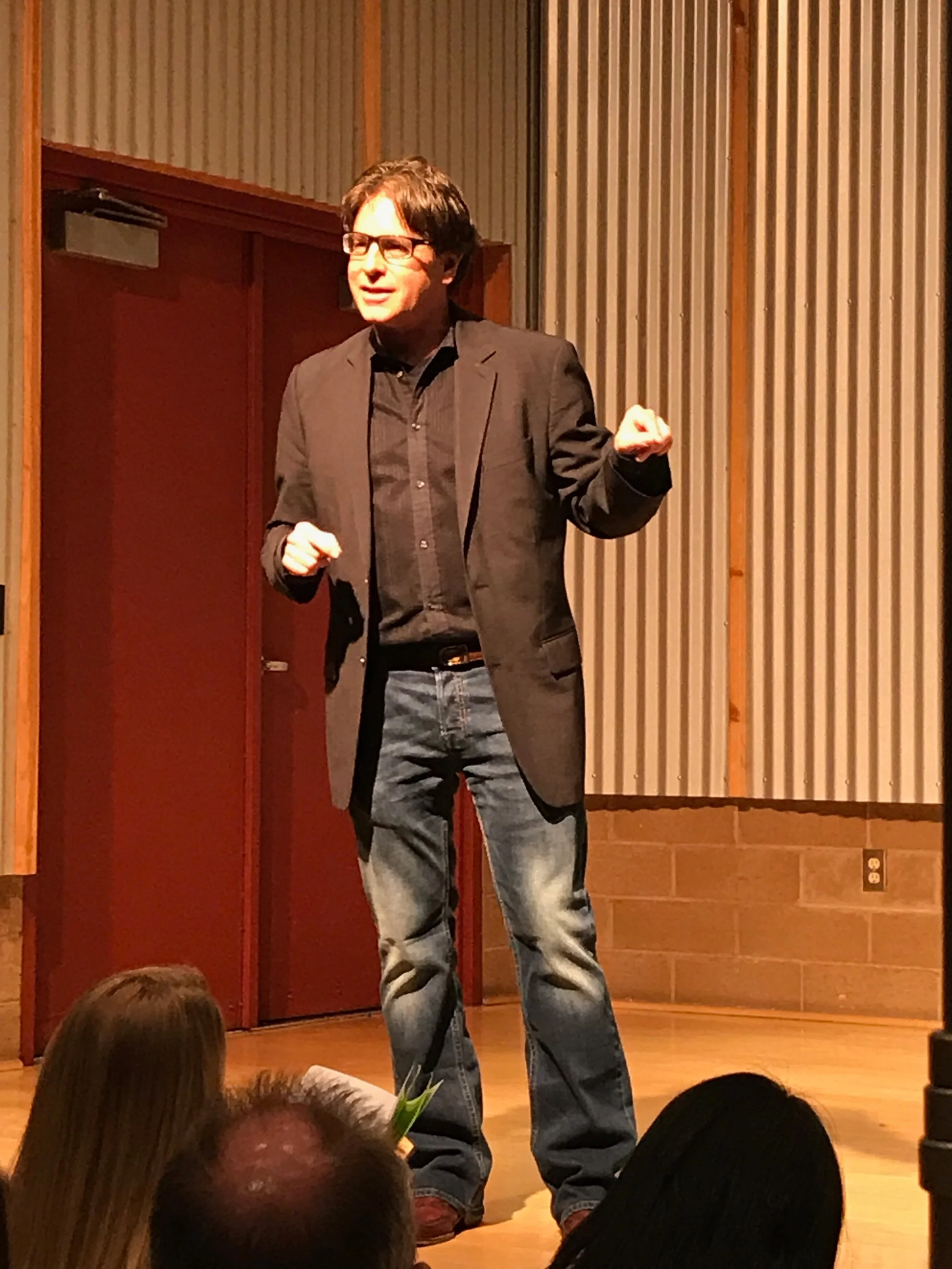 I introduced each piece in the style of a mini preconcert lecture, sans audience humming and clapping :) 