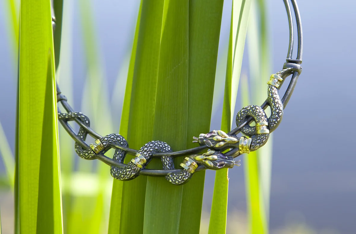 Stambolian pewter necklace