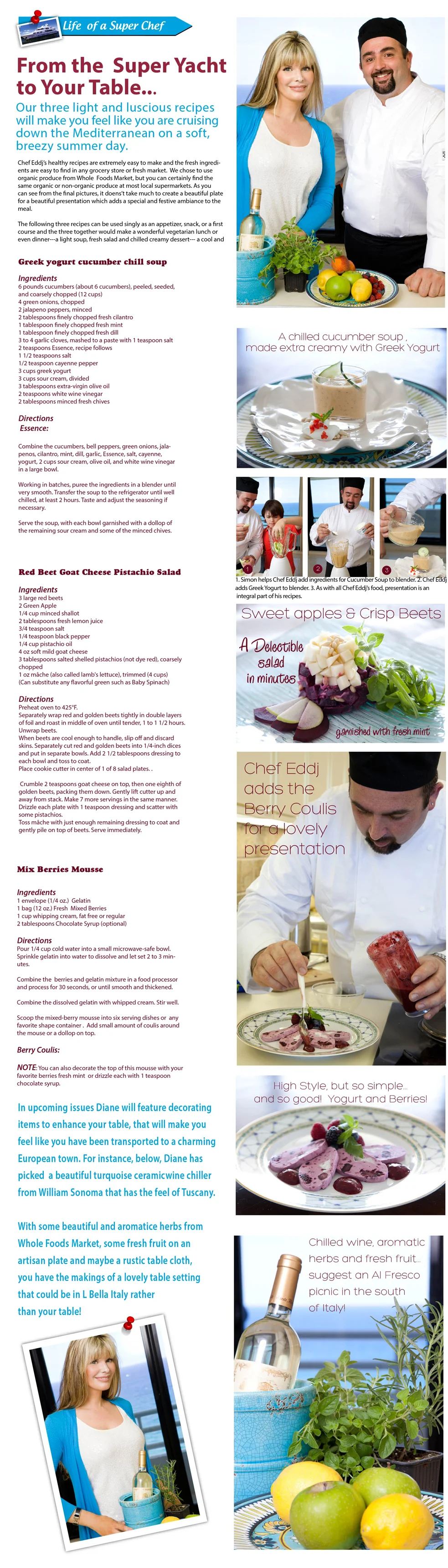 Chef Addj recipes and pictures