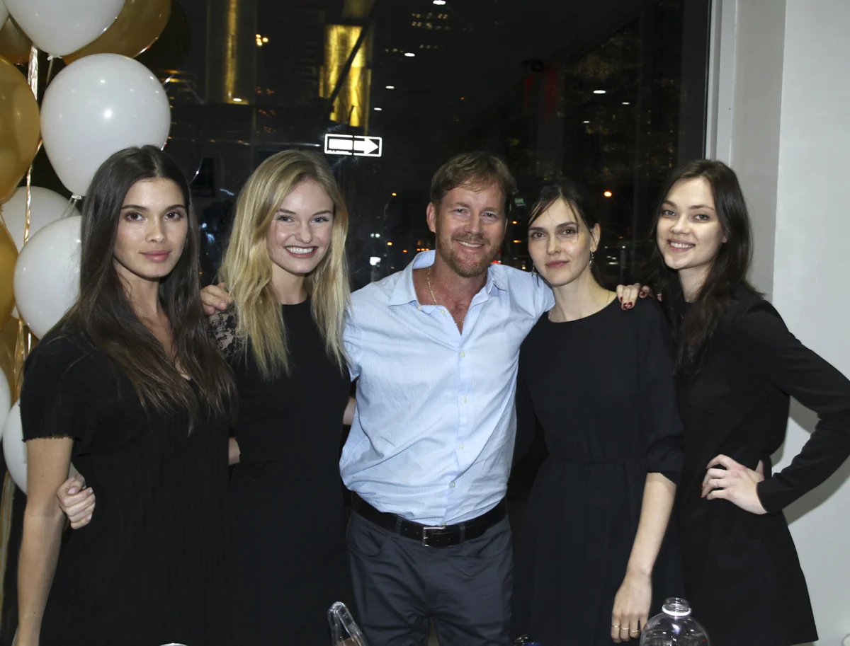 Me with the models