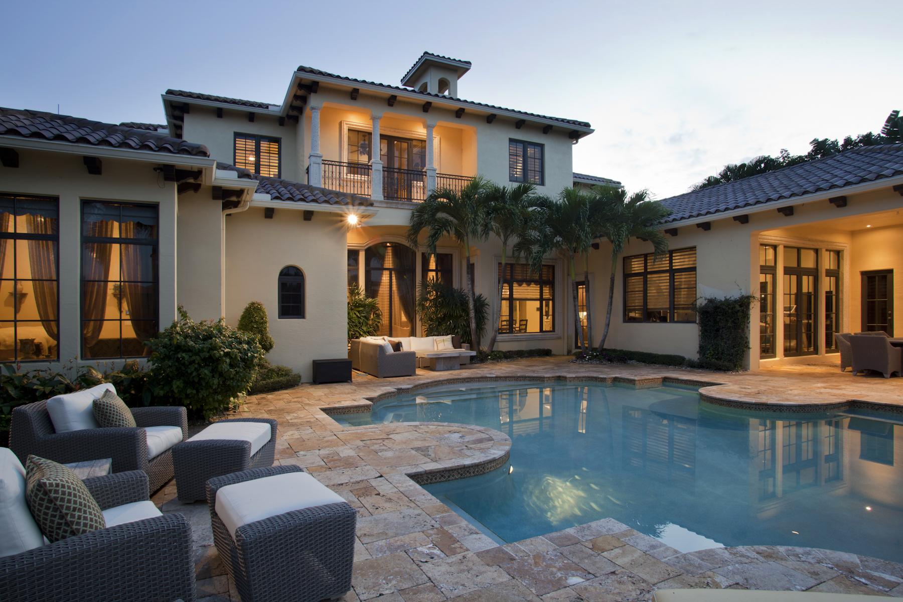 Exterior of pool area