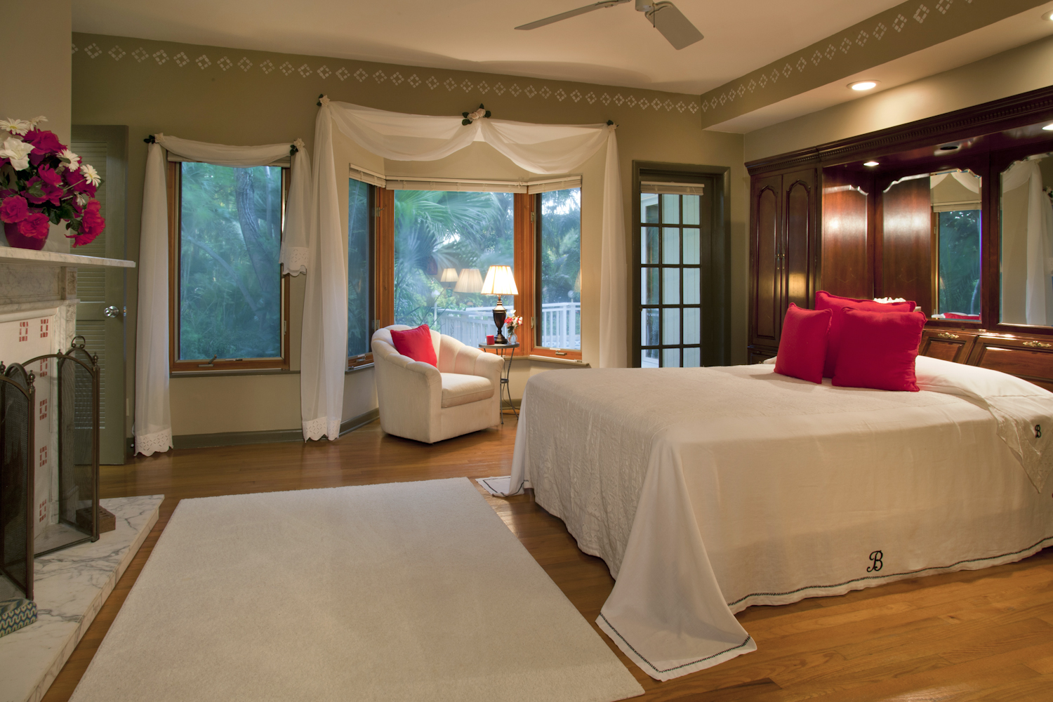 Master bedroom interior photo