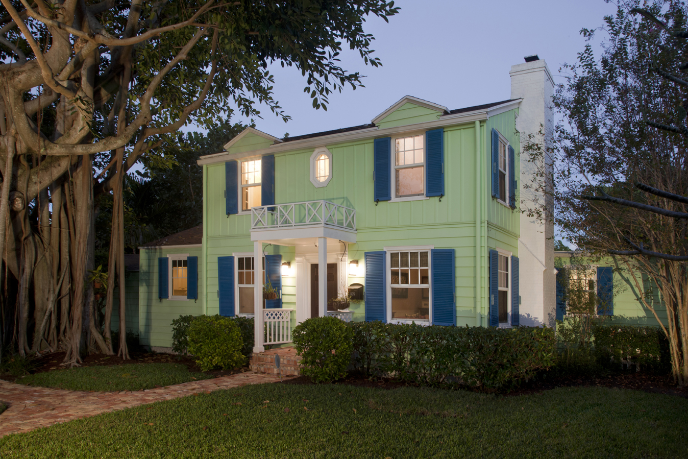 Front view of Delray Beach home