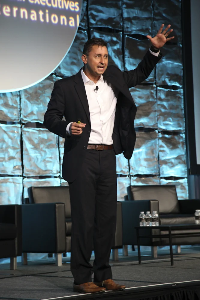 This last keynote speaker Chris McChesney was very animated and entertaining.