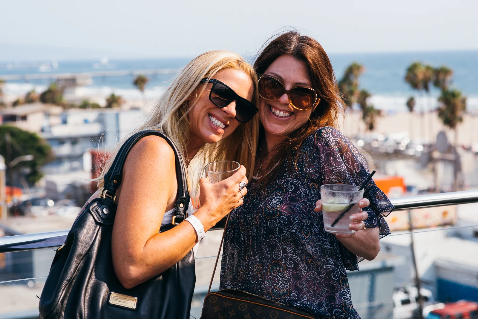 An and Danielle at High Rooftop Lounge. 