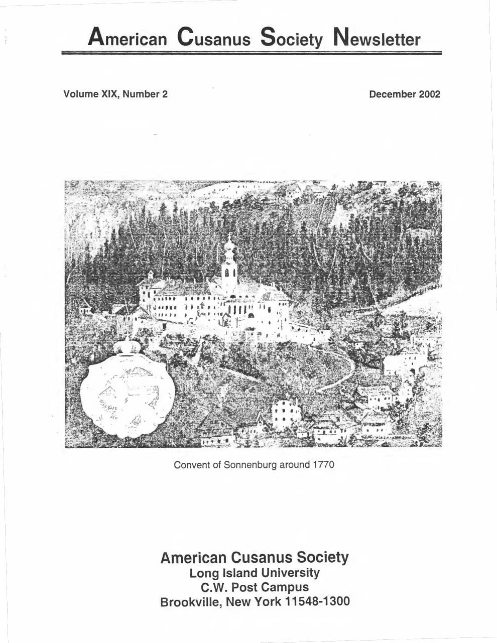 ACSN 19.2 (December 2002)