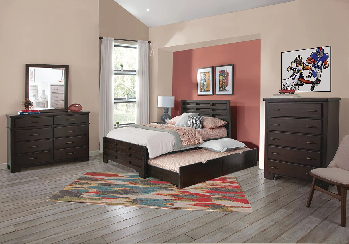 Twin with trundle unit