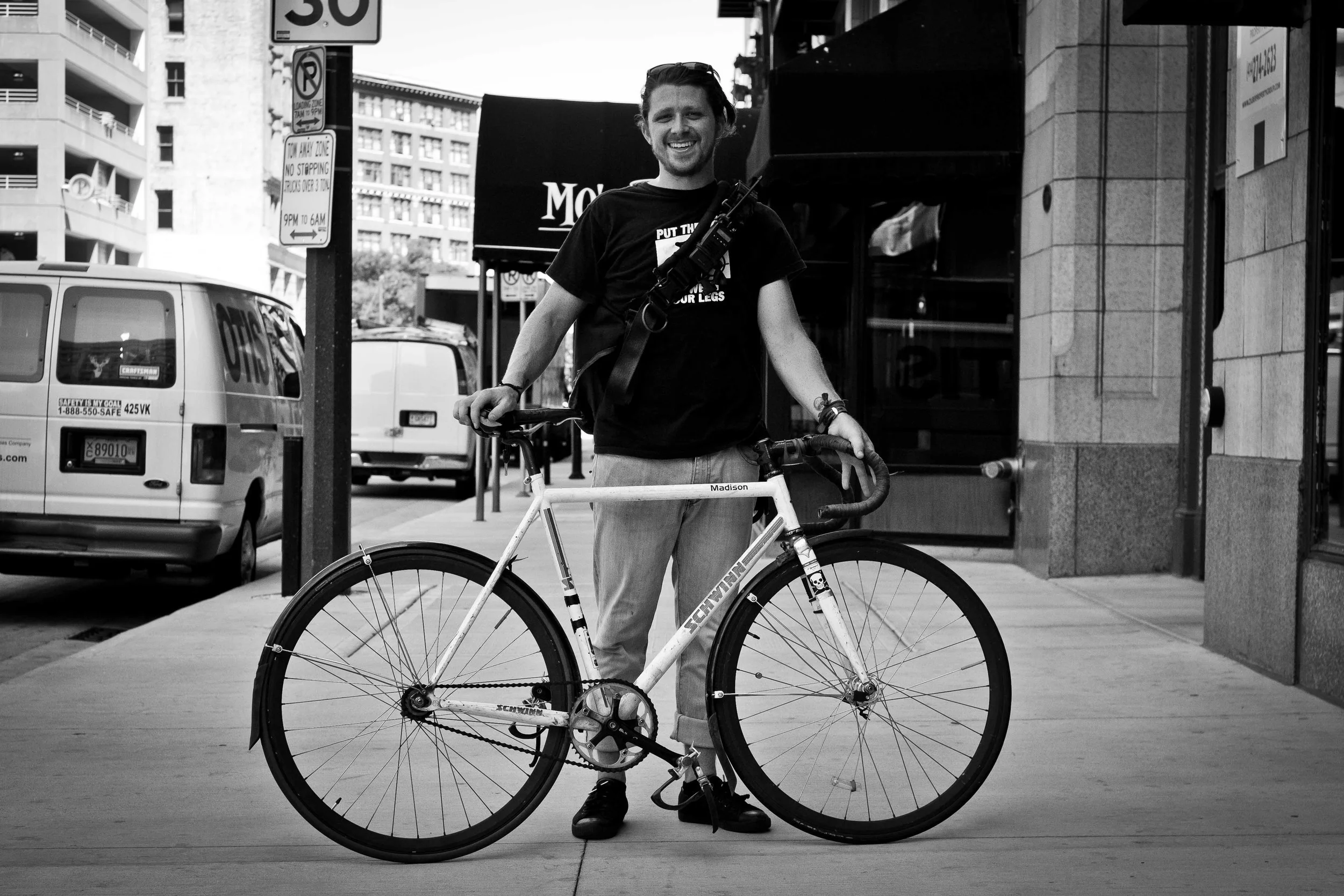 Service with a smile. Our couriers pride themselves on being the friendliest in the business.