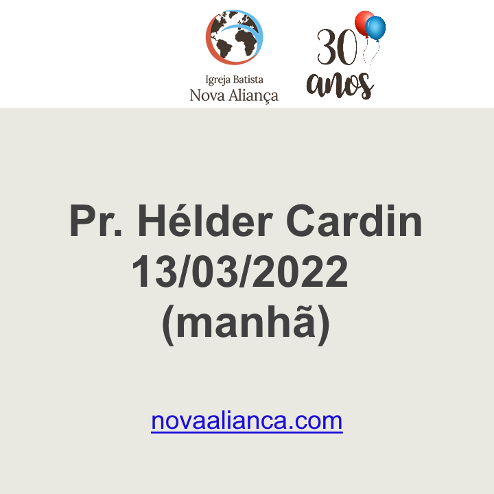 Celebração Coletiva - 13/03/2022 (manhã)