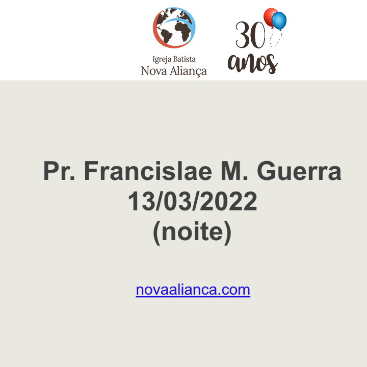Celebração Coletiva - 13/03/2022 (noite)