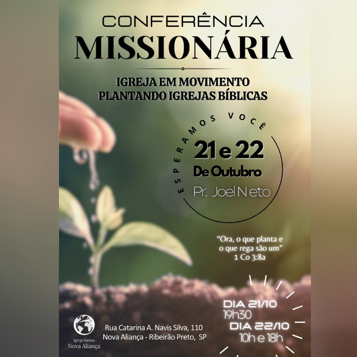 Conferência Missionária - 22/10/2023 10h