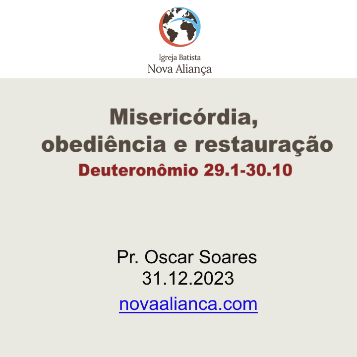 Misericórdia, obediência e restauração