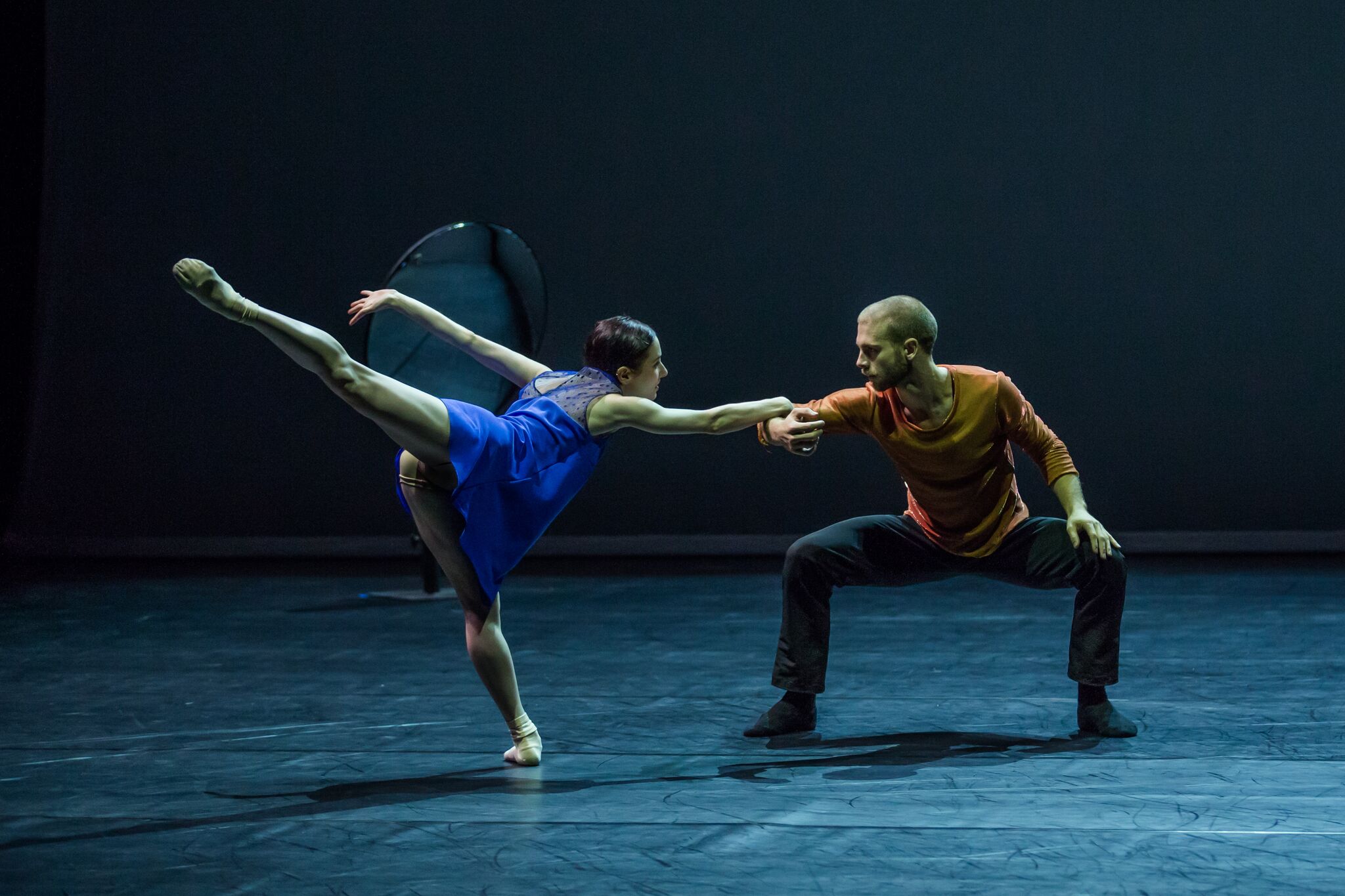 Jesse featuring in Sydney Dance Company's Quintett. Photography: Peter Greig