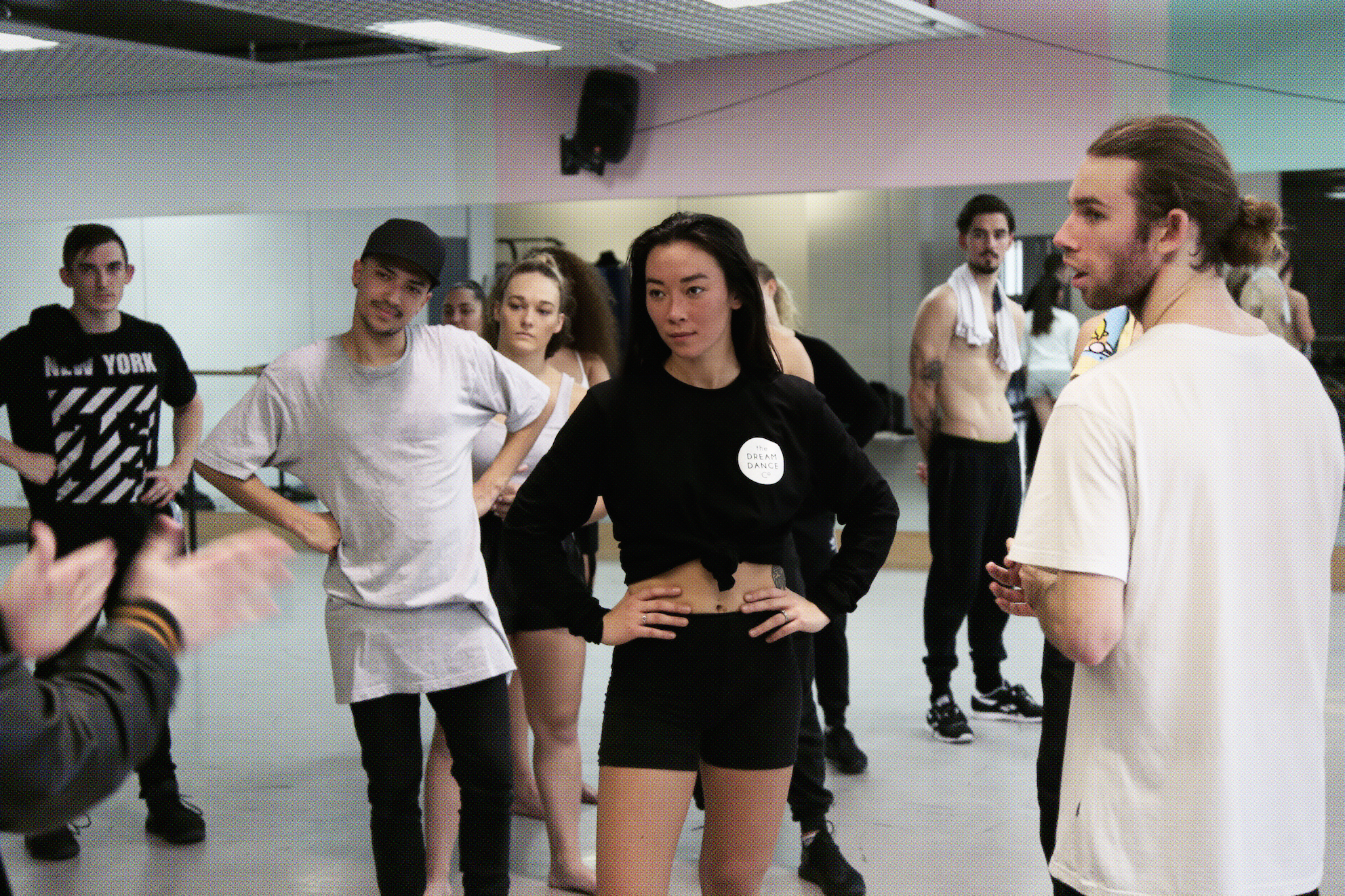 The Dream Dance Company in rehearsal for the Secret Society