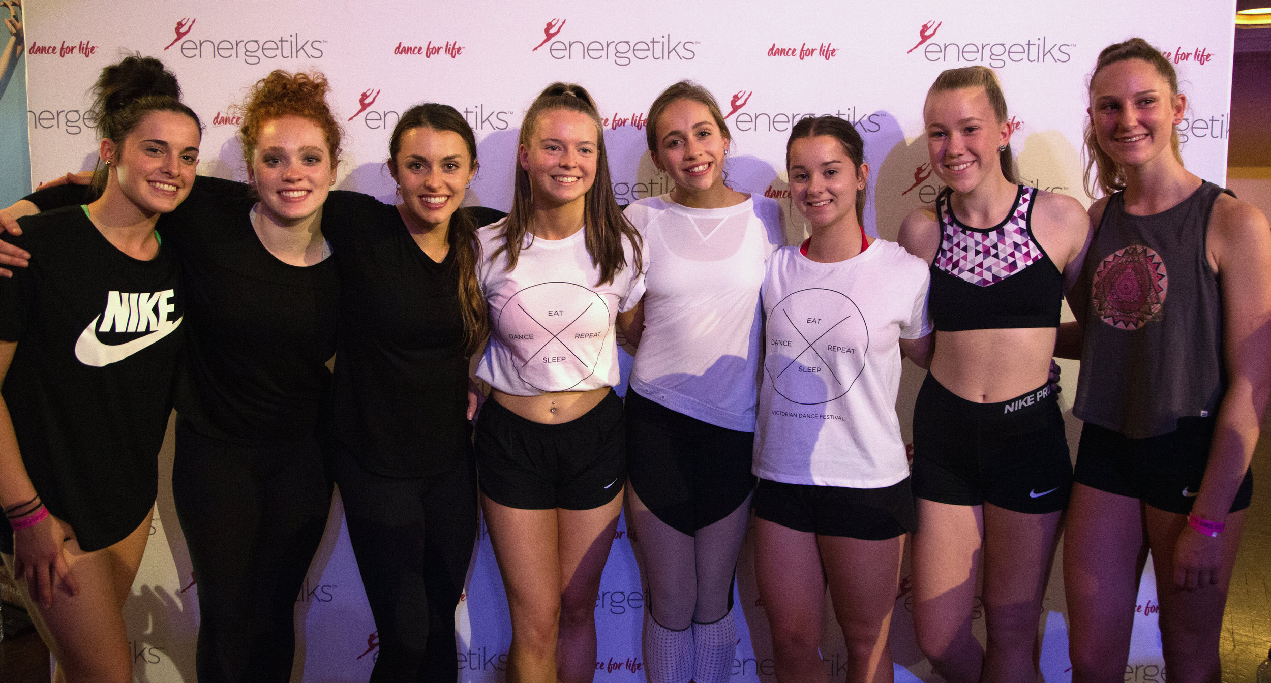 Energetiks meet and greet with Kathryn McCormick, Tate McRae and Sarah Frangenberg