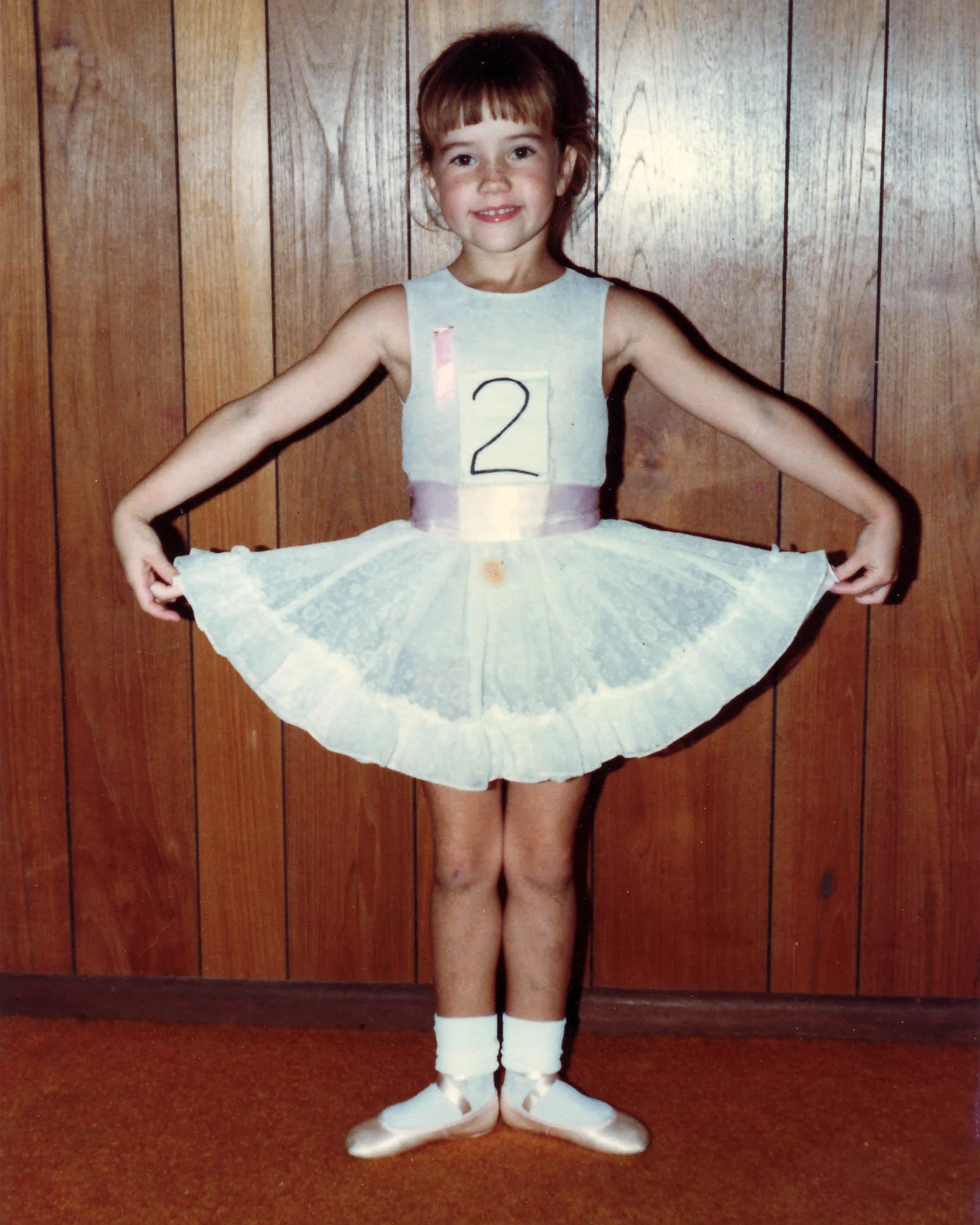 Lucinda Dunn as a youngster at ballet