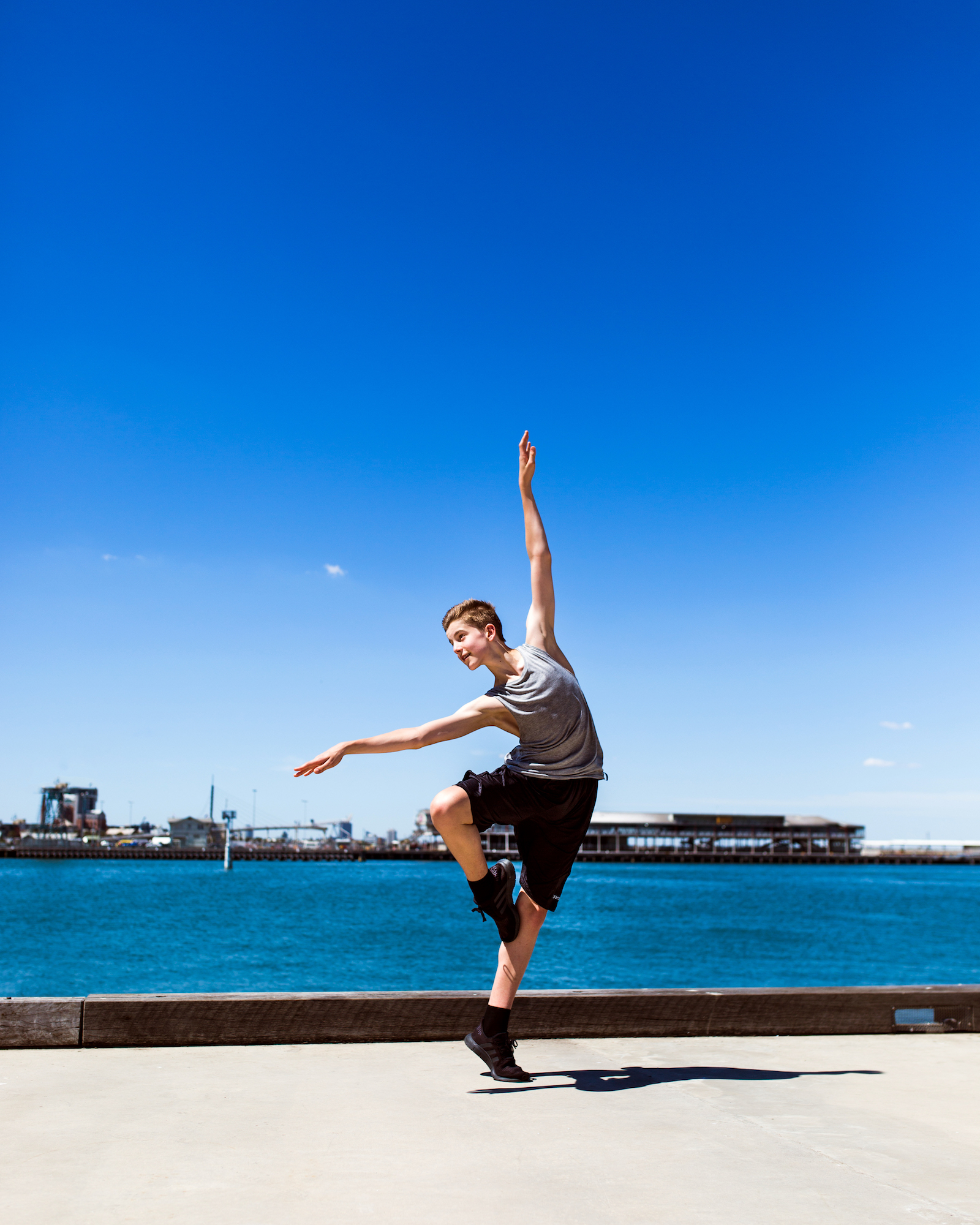 Tom wears Energetiks Male Tank and Urban Shorts