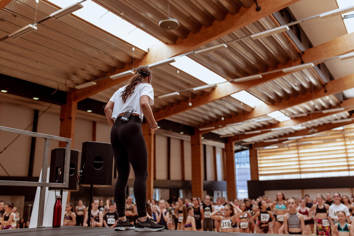  Dream Dance Company member Cat Santos taking class at ADF 2018 