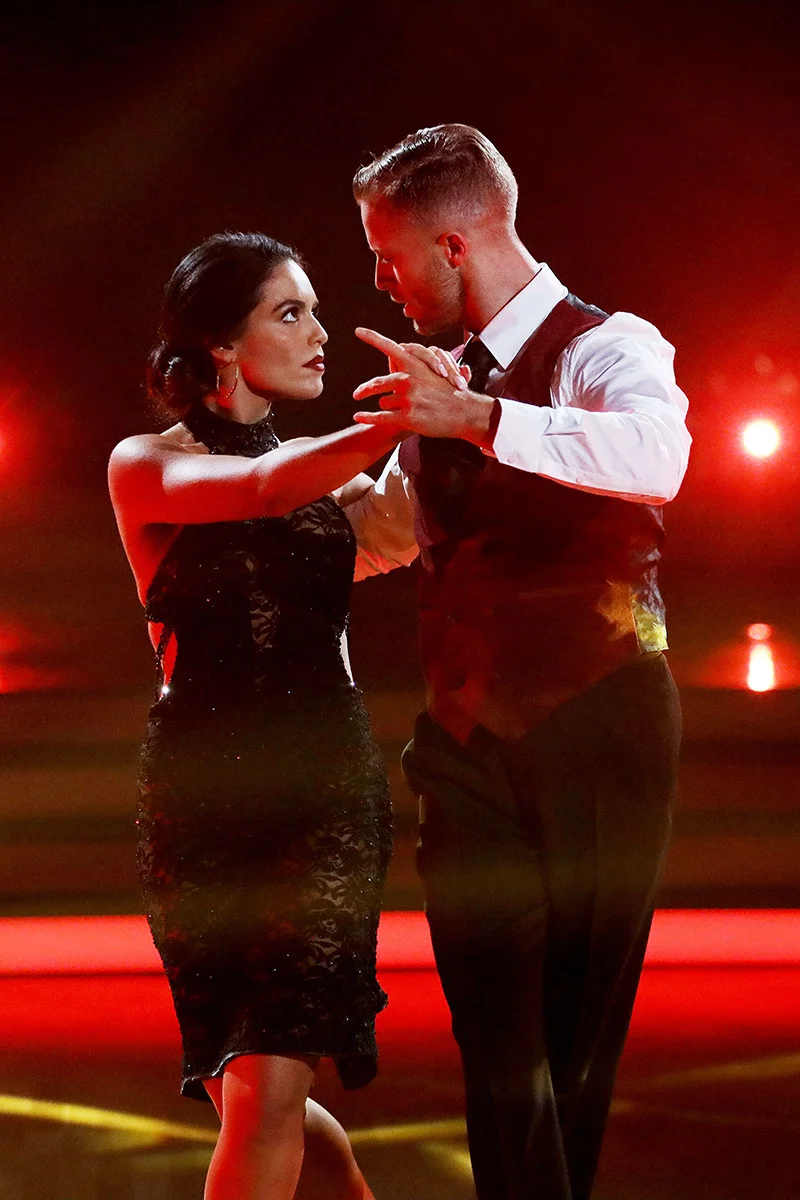 Jarryd & partner Olympia Valance in week four. Image courtesy of Channel 10.