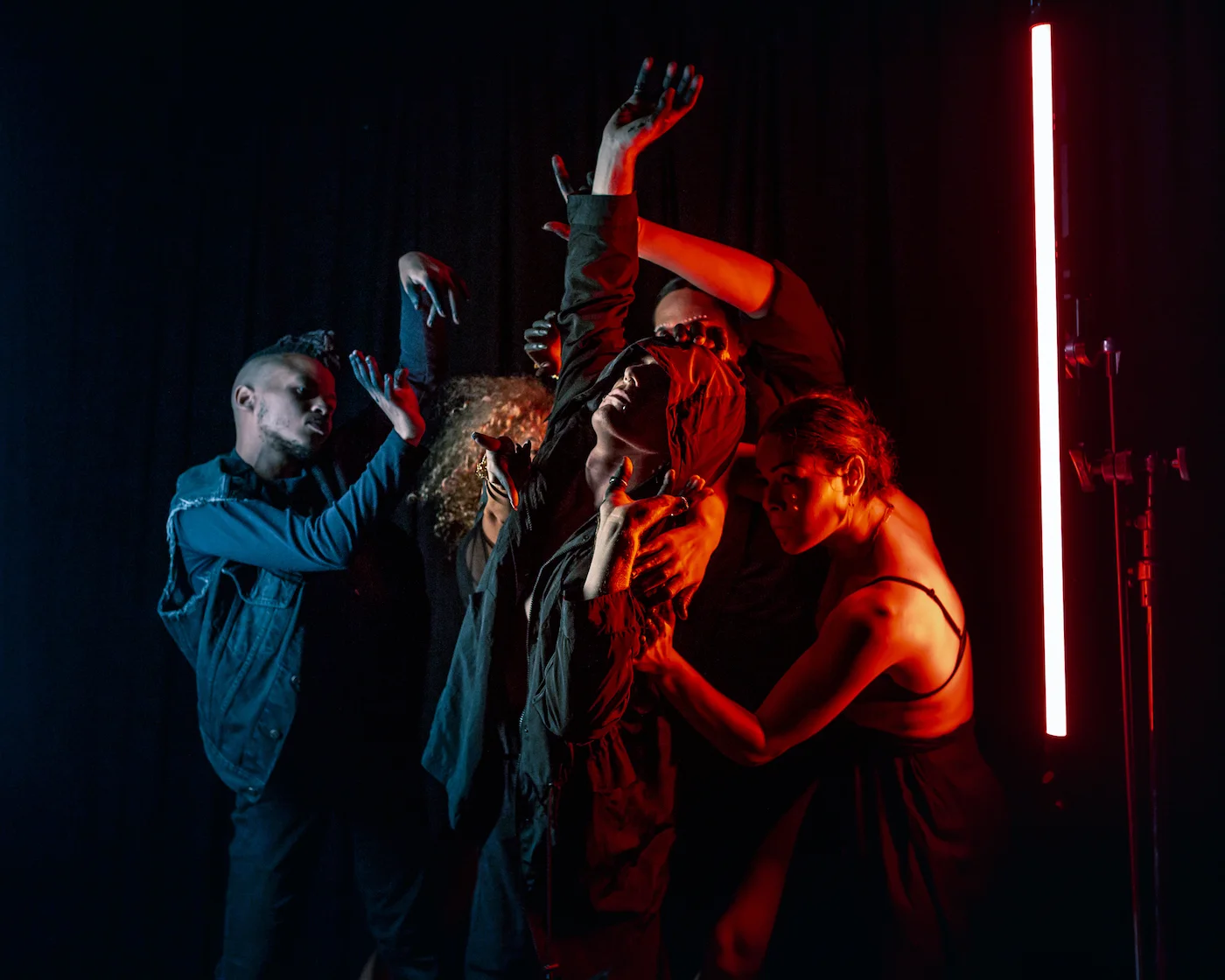 Behind the scenes at the GODDESS promo shoot. Photograph by Elly Ford.