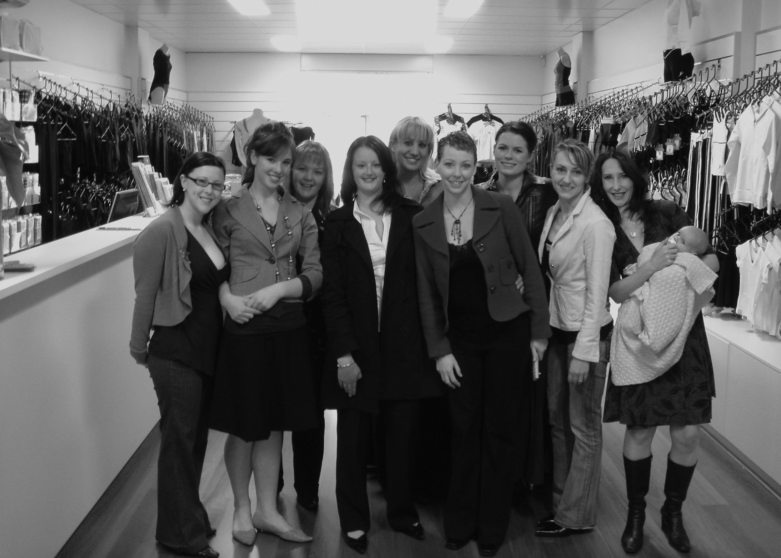 Gail, Lynda and Karen with their team at the opening of Energetiks Bentleigh