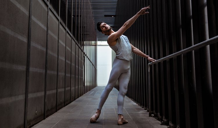 Custom Ballet Male Black Jump Suit Tights - Arabesque Life