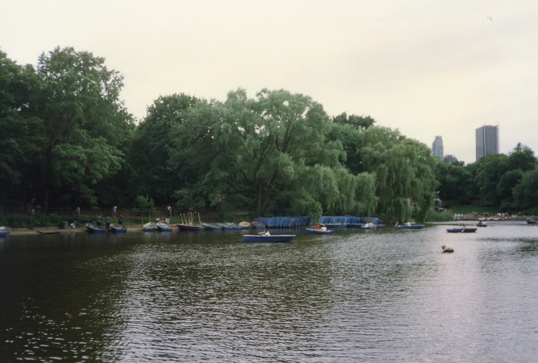 Boathouse in Central Park, New York