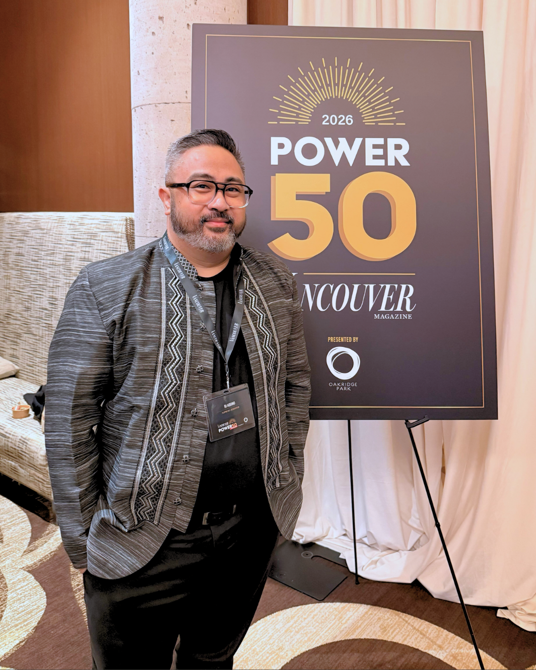 Filipino BC Board Chair RJ Aquino Named to Vancouver Magazine’s 2026 Power 50 List