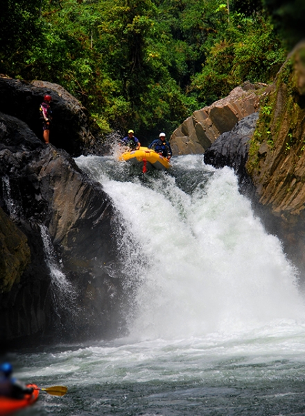 The Aire Super Puma is renowned for it's ability to withstand the rigors of steep continuous whitewater. As a result of numerous trial runs, it was selected as our primary craft for low water and technical class 3 whitewater. A boat with abilities that far exceed the demands; that's the goal. http://www.aire.com/aire/products/default.aspx?id=204