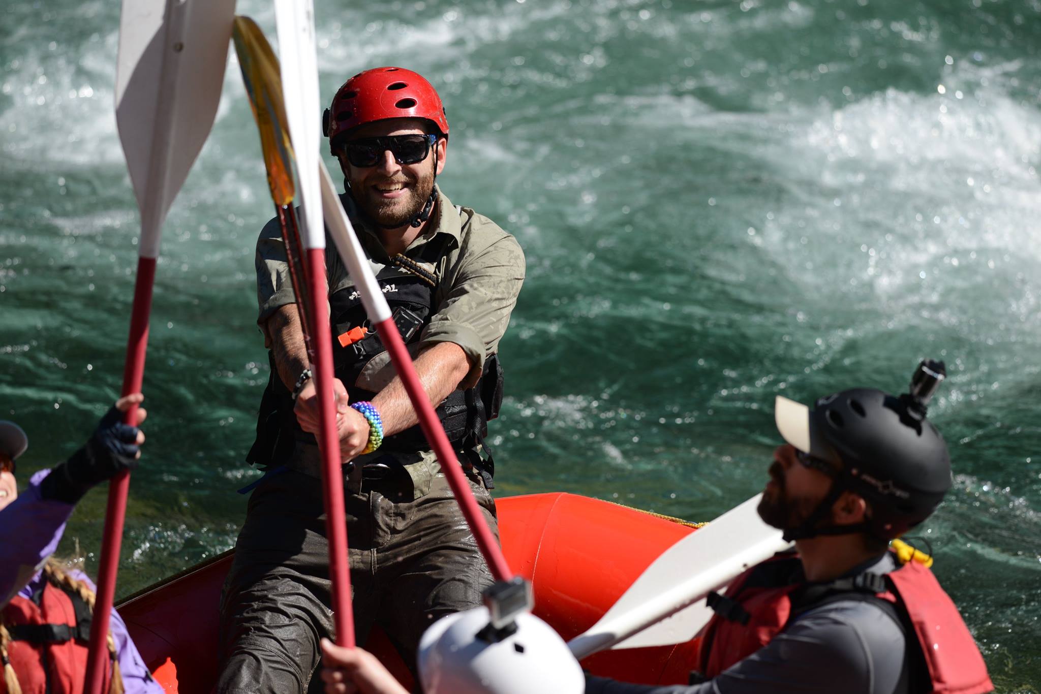 All of our experienced lead guides such as Brandon Steele are Swiftwater Rescue Technicians with life support medical training.